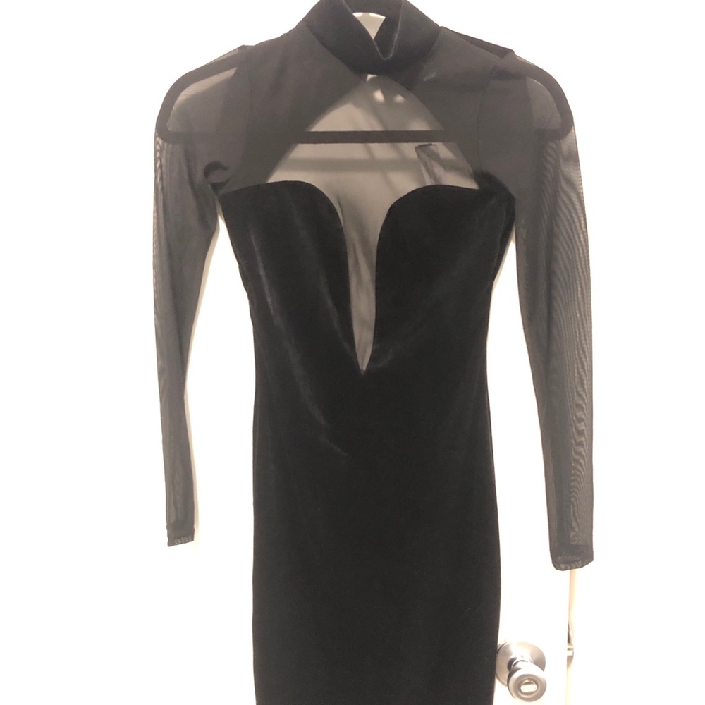 Black Velvet Dress